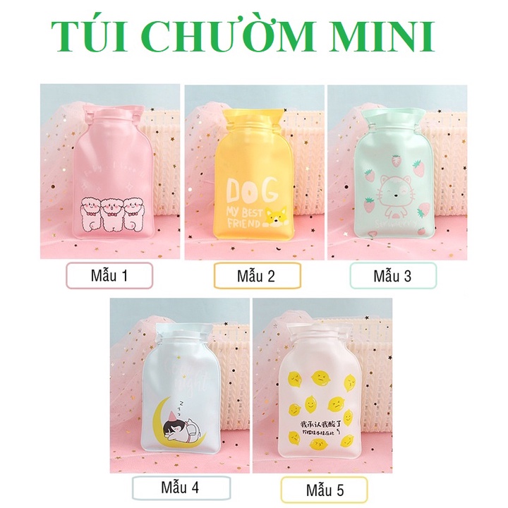 Túi chườm bụng kinh cho nữ CSHOME túi sưởi giữ nhiệt chườm nóng lạnh đa năng 2 lớp vải nhung cực đẹp giảm đau bụng kinh