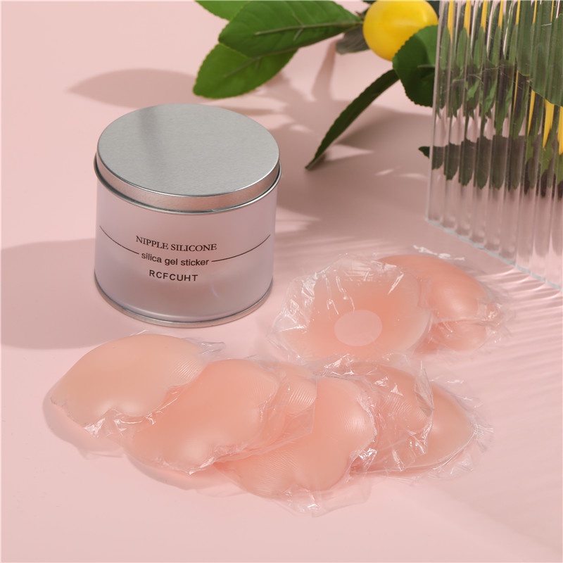 Set 5/ 6 cặp miếng dán ngực CUTEBYTE bằng silicone tiện lợi dành cho phái đẹp