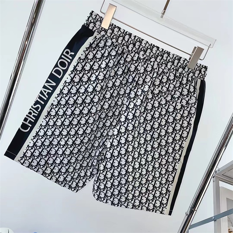 Quần Short DIOR In Logo Kỹ Thuật Số Chất Lượng Cao Thời Trang Mùa Hè