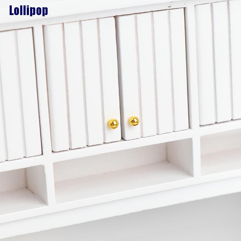 Bộ đồ chơi nhà bếp bằng gỗ tỉ lệ 1: 12 trang trí nhà búp bê