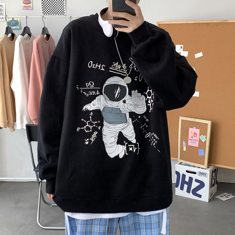 Áo sweater nam tay dài phong cách hiphop 4 màu tùy chọn NoBrandNoCotton