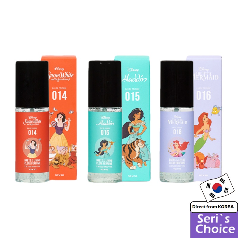 W.DRESSROOM Chai nước hoa 70ml (No.14 /15 / 16) in hình Disney