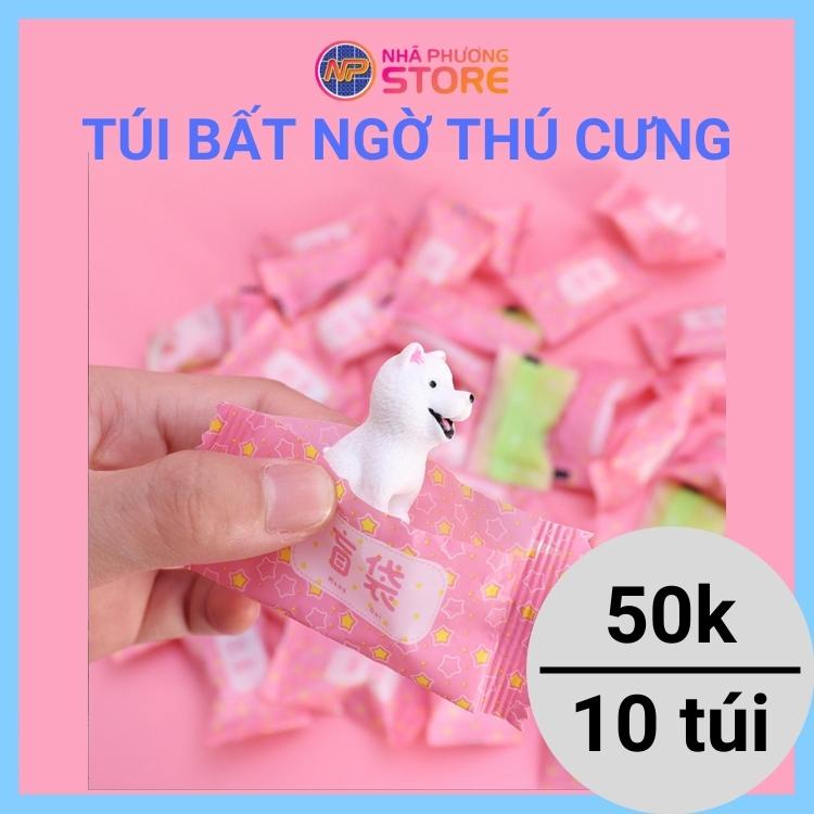 Túi Bất Ngờ thú cưng trang trí quà bất ngờ blind box siêu dễ thương