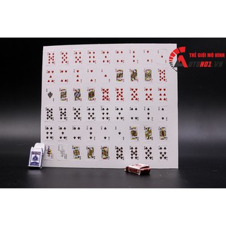 MÔ HÌNH DECOR SET 2 BỘ BÀI 52 LÁ TỈ LỆ 1:12 6685