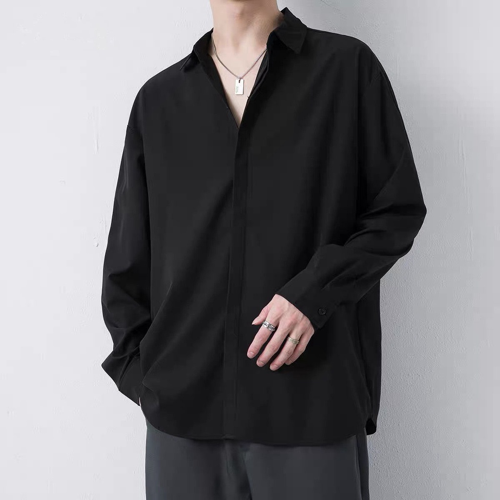 Áo sơ mi nam tay dài vải cotton mềm mượt mặc mát sơ mi nam nữ Unisex mẫu mới