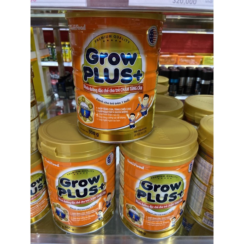 Sữa bộ Growplus+ Chậm tăng cân lon 900g 👟 . >