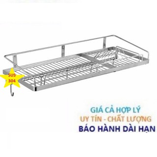 Kệ chén inox 1 tầng, kệ úp chén bát inox 304