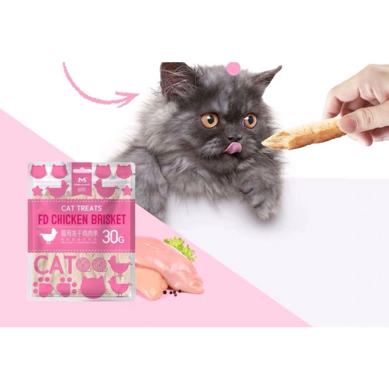 Bánh Cá Biscuits Catnip Giảm Búi Lông Viêm Răng Hôi Miệng Cho Mèo