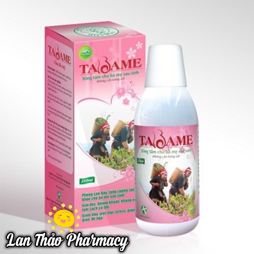 [CHÍNH HÃNG] NƯỚC XÔNG TẮM GỘI CHO BÀ MẸ SAU SINH TABAME 250ML