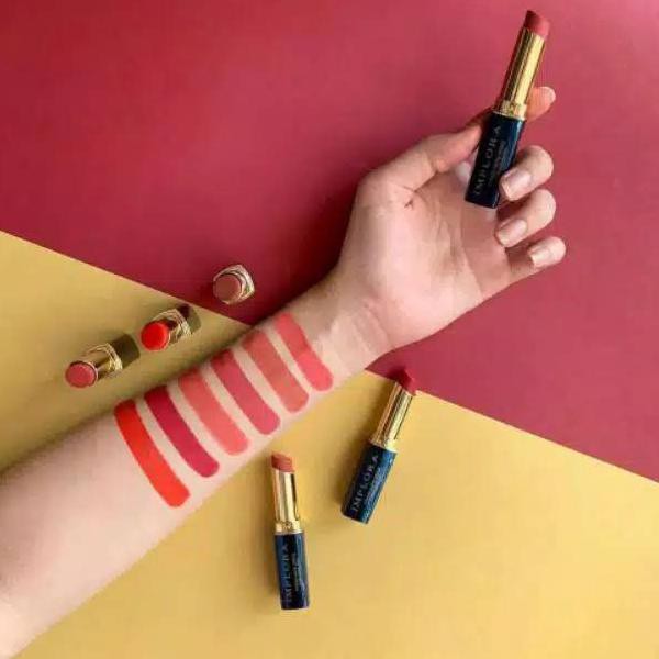 (hàng Mới Về) Son Lì Trang Điểm Màu Sắc Tươi Tắn Mã 918206