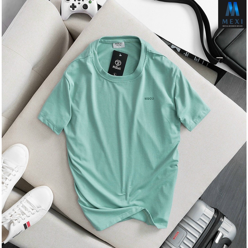 ÁO PHÔNG NAM NỮ, ÁO THUN CỘC TAY TRƠN COTTON HIDOLI LOẠI ĐẸP