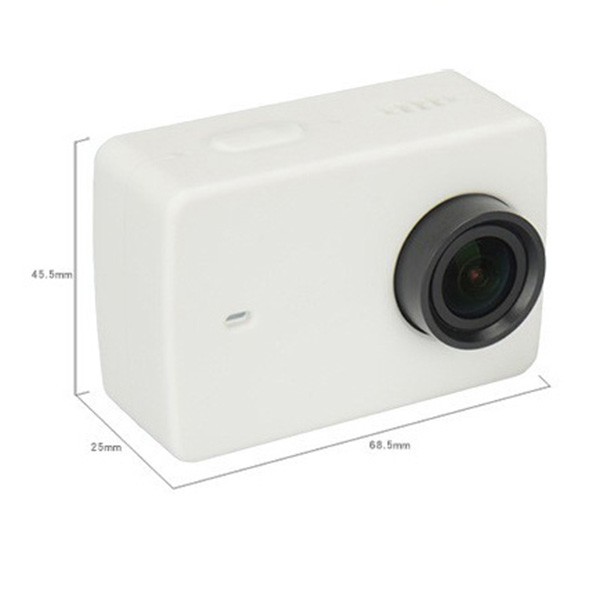 Vỏ silicon kèm nắp che cho Xiaomi Yi 4K Action camera