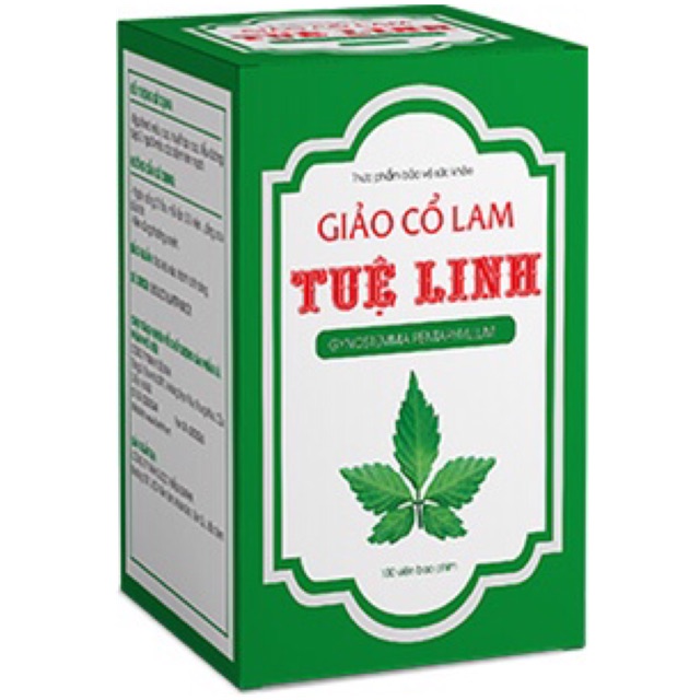 Giảo cổ lam Tuệ Linh 100 viên (hàng chính hãng )(giảm mỡ máu,cholesterol toàn phần,đường huyết...)