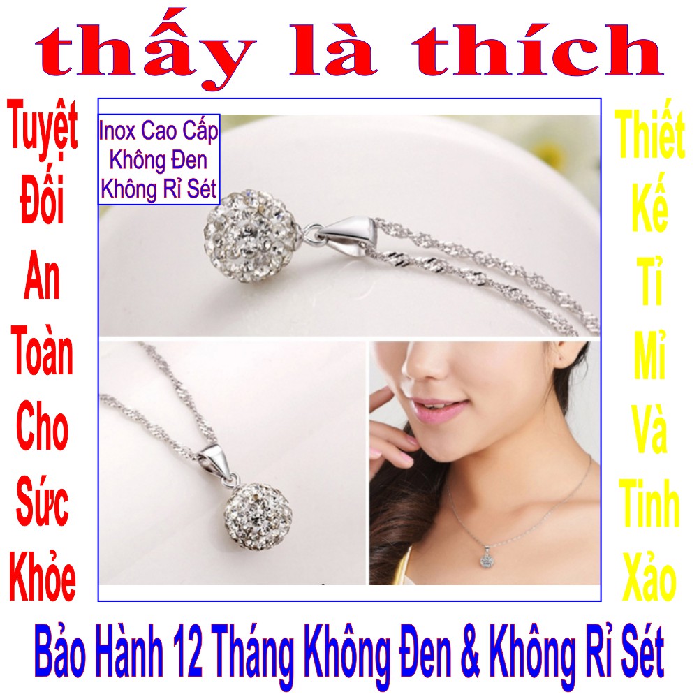 (Đảm bảo hạt đá khít đều đẹp) Dây chuyền hạt trân châu kiểu dây xoắn nữ - Cam kết 1 đổi 1 nếu hoen, gỉ sét