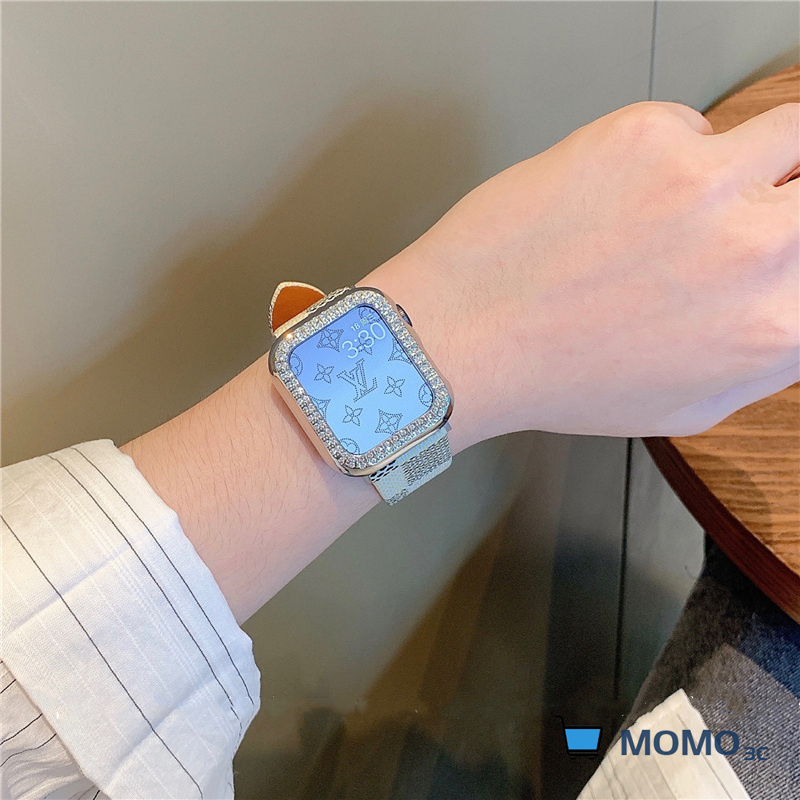 Dây Đeo Bằng Da Thật Cho Đồng Hồ Thông Minh Apple Watch Series S8 Ultra S7 6 SE 5 4 49mm 45mm 41mm 44mm 40mm 6 5 4
