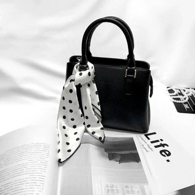 Khăn turban chấm bi. 50x50