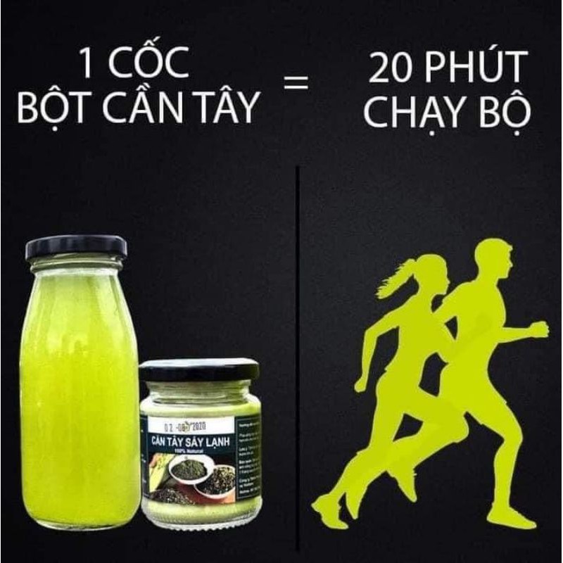 Bột cần tây nguyên chất sấy lạnh 100gr