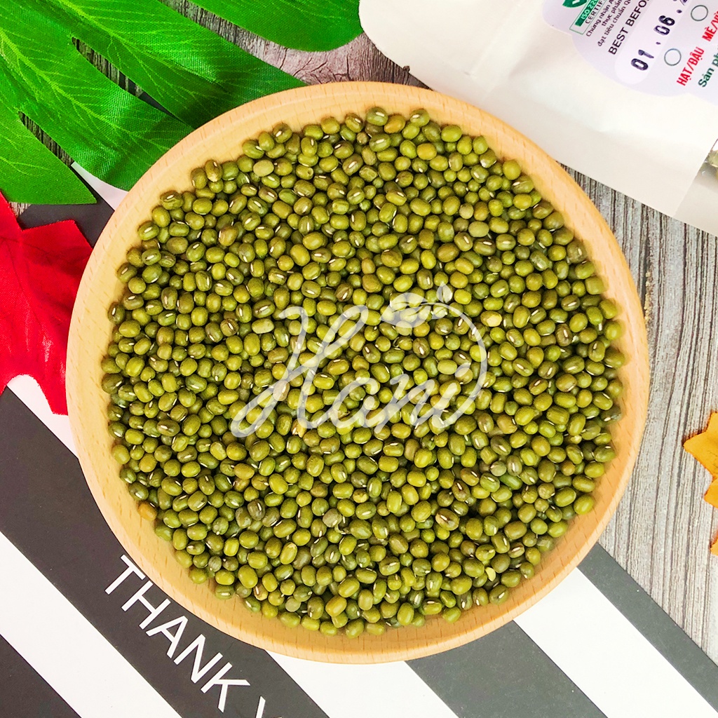 1kg Hạt Đậu Xanh/Đỗ Xanh Nguyên Hạt Hữu Cơ Sạch, Làm Giá Đỗ, Nấu Chè ✔️ Dinh dưỡng HANI FOOD