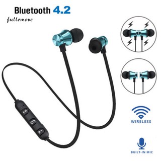 Tai nghe nhét tai từ tính không dây bluetooth 4.2