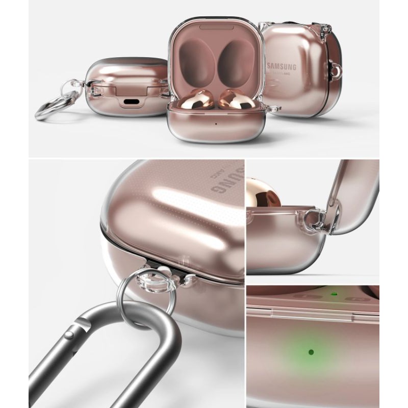 Vỏ Ringke Hàn Quốc cho Buds Live / Buds Pro / Buds 2 / Buds2 Pro  - Ringke Korea Case - 3 dòng Hinge / Slim X / Onyx