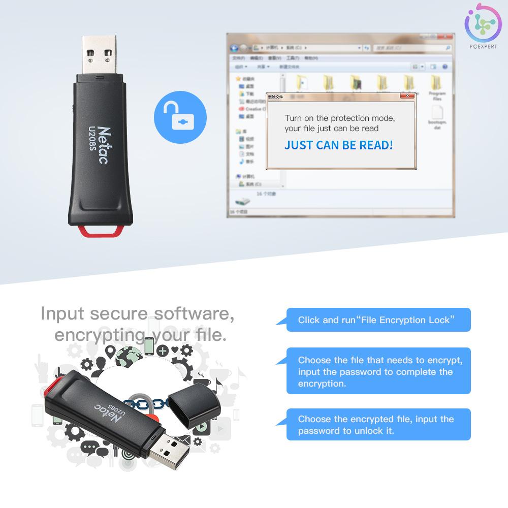 Usb 2.0 Netac Write U208S 32g