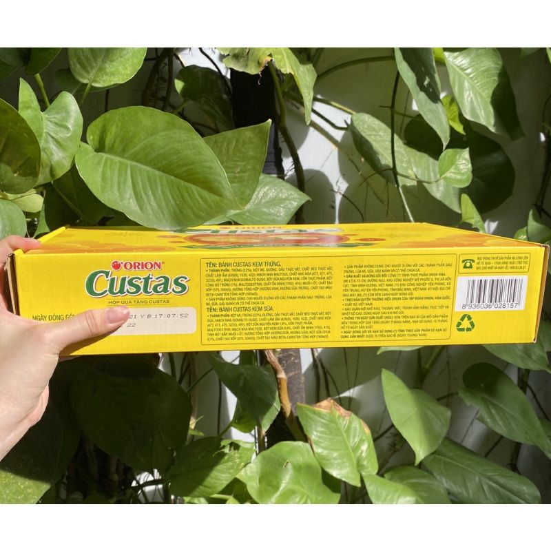 hộp quà tặng Custas 16 bánh( kèm túi xách)