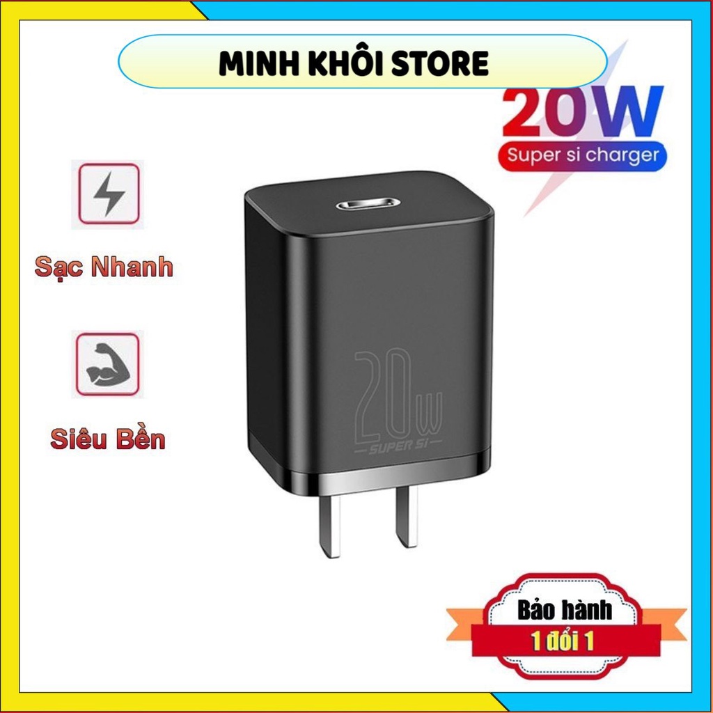Củ sạc nhanh 20w chính hãng Baseus CCSUP