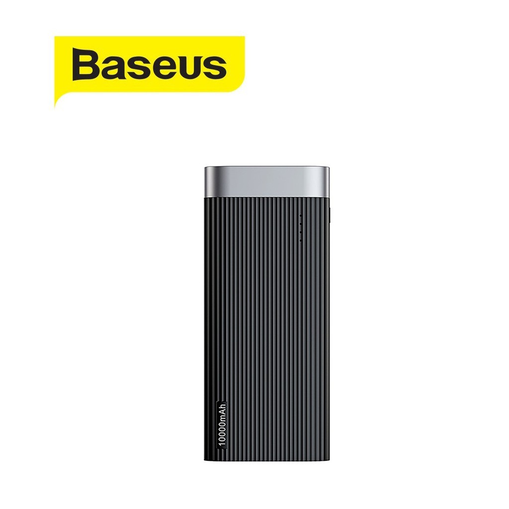 Pin sạc dự phòng Baseus Parallel Power Bank 10,000mAh cho Smartphone/ Tablet (2.1A/ 37Wh, QC 3.0, USB-C/ Micro input )