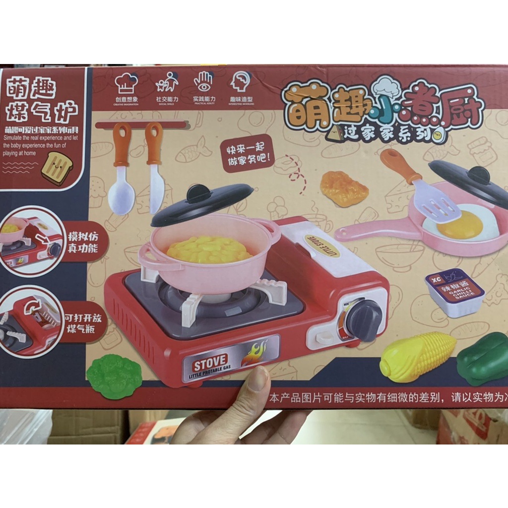 Bộ đồ chơi nấu ăn nhà bếp cho bé gái nhiều chi tiết, nhựa nguyên sinh an toàn