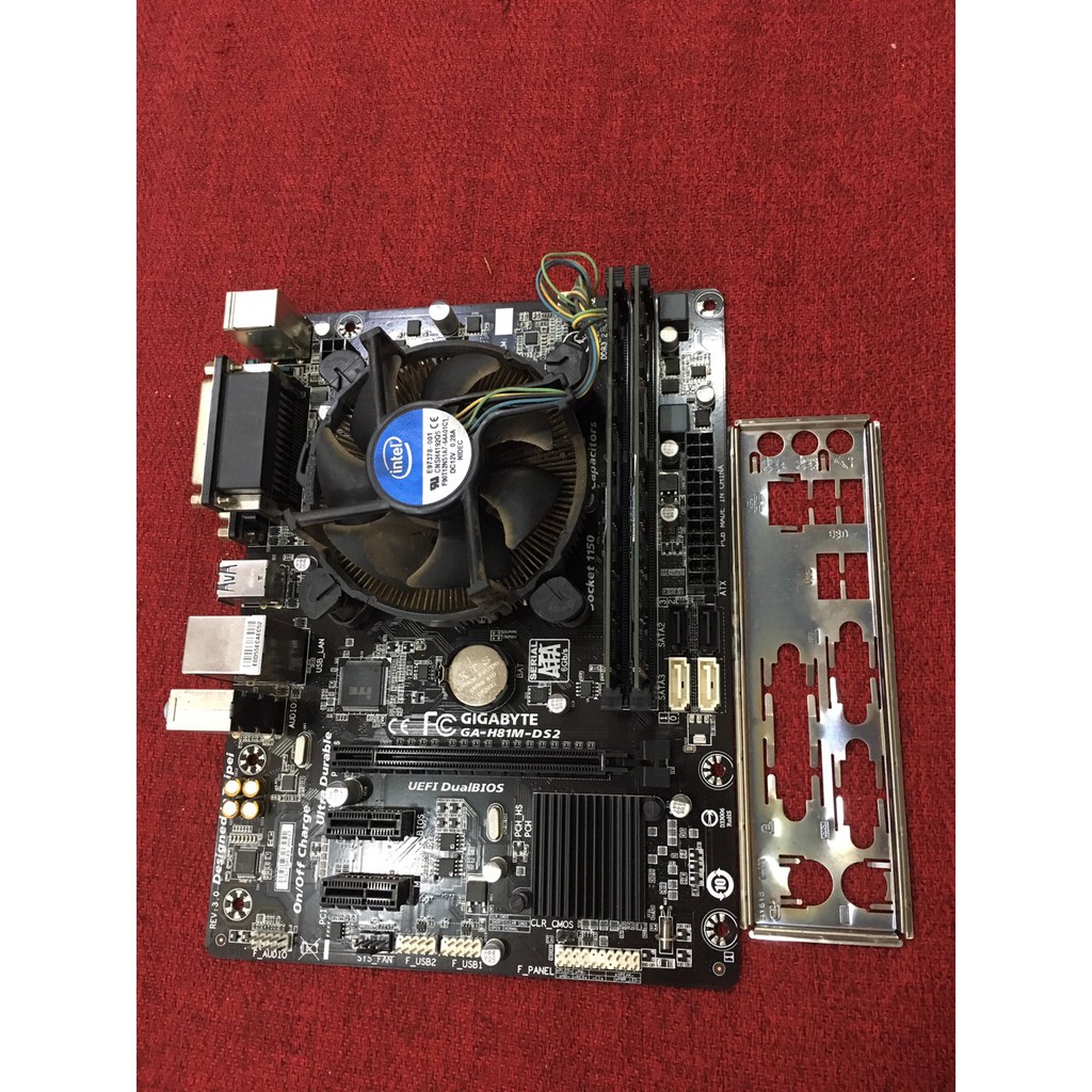 Bo mạch chính Gigabyte H81M-DS2  V3.0 socket 1150 cũ