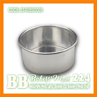 Size 16x8cm - Khuôn nhôm gia công VN hình TRÒN đế LIỀN - 1 cái