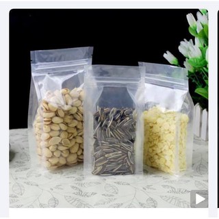 1kg túi zip trong 8 biên 22 x 12cm dùng để đồ khô thức ăn các loại