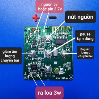 3 mạch loa bluetooth 3w  giá rẻ