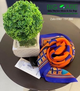 [Cao Cấp] Khăn lụa vuông hàng hiệu Elise 70x70