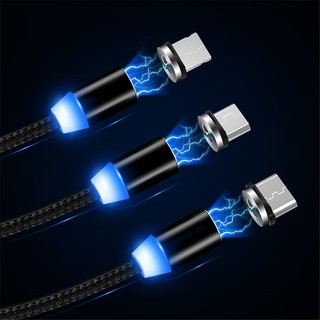 Cáp sạc từ tính 3 trong 1 Type-C cho iPhone Android