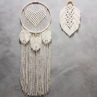 Vòng dreamcatcher macrame họa tiết trái tim - Treo tường, trang trí nhà cửa, decor phòng ngủ