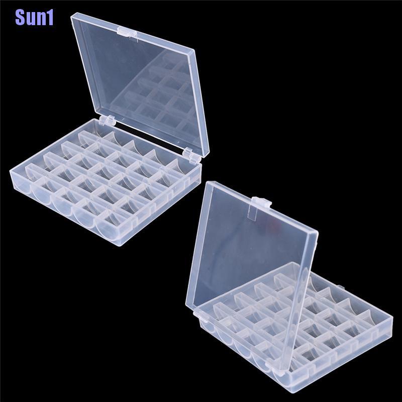 Hộp Nhựa Đựng 25 Cuộn Chỉ Tiện Lợi