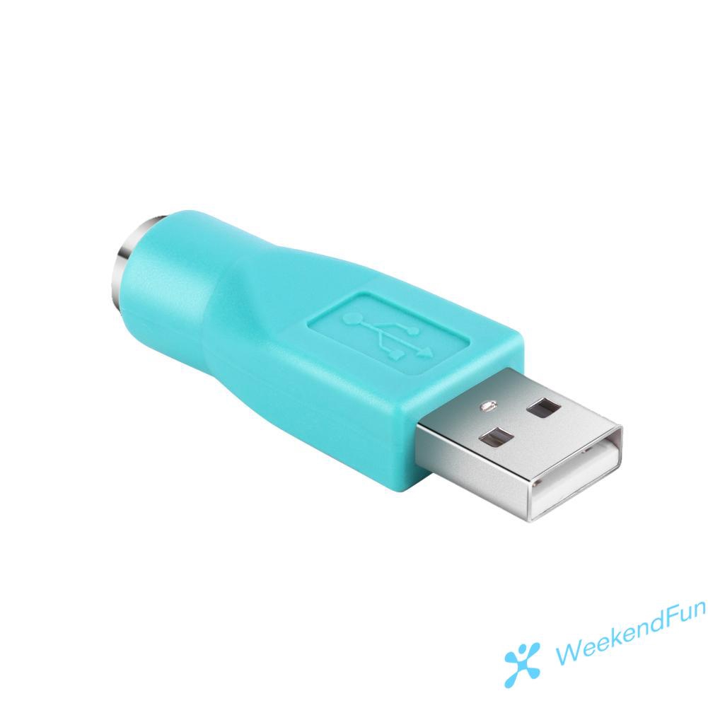 Đầu Chuyển Đổi Ps/2 Cái Sang Usb Đực Cho Bàn Phím Và Chuột