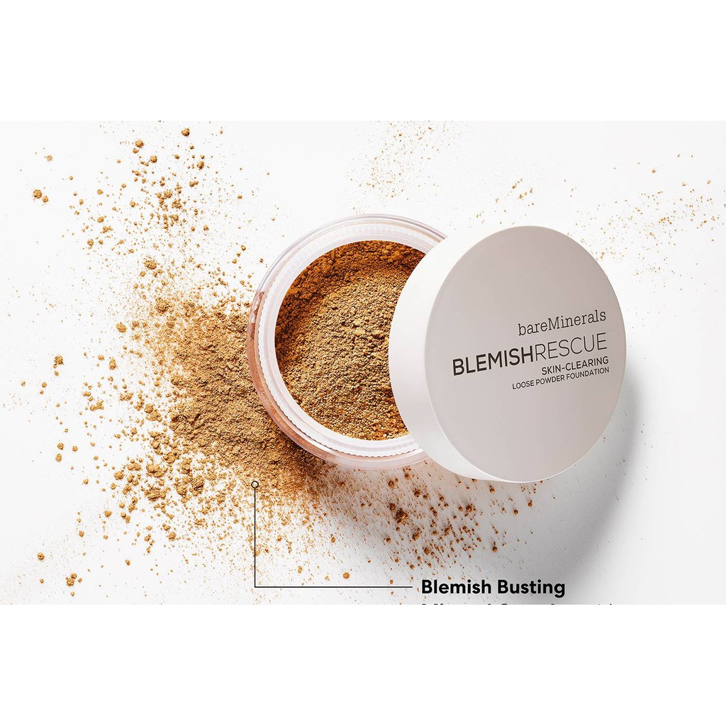 Phấn Nền Khoáng dành cho Da Mụn BareMinerals Blemish Rescue Skin-Clearing Loose Powder