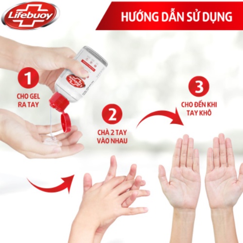 Gel Rửa Tay Khô Lifebuoy Bảo Vệ Vượt Trội