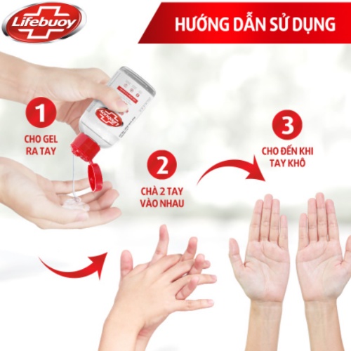 [QUÀ TẶNG KHÔNG BÁN] Gel Rửa Tay Khô Lifebuoy Bảo Vệ Vượt Trội ( chai 50ml )