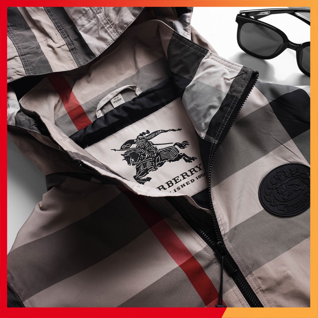 Áo khoác nam MŨ RỜI thời trang kẻ AKH01-BUR | BigBuy360 - bigbuy360.vn