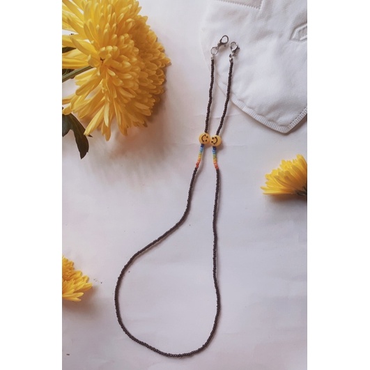 Dây đeo khẩu trang Handmade icon mặt cười phong cách Hàn Quốc