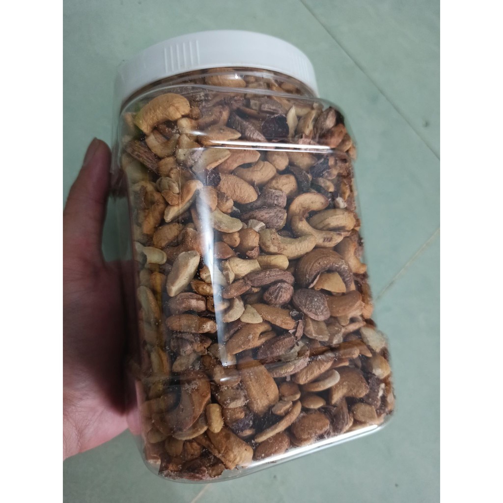 500g HẠT ĐIỀU RANG MUỐI LOẠI VỠ ( bể - còn vỏ lụa )