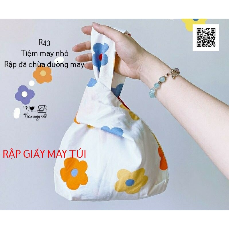 R43_ Rập giấy may túi Nhật Bản