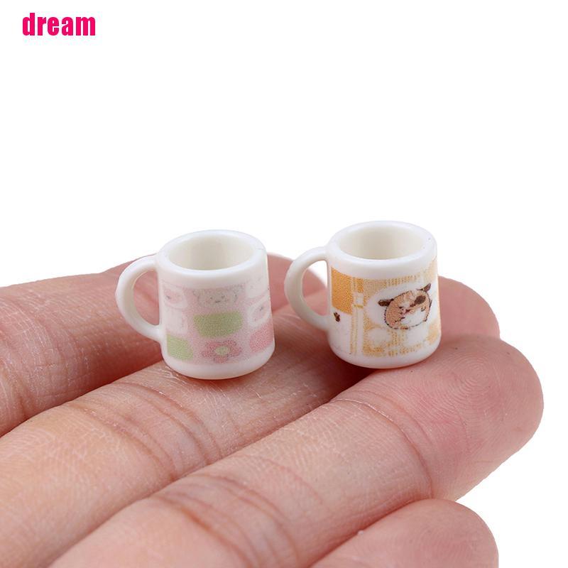 Bộ 2 Tách Trà Cà Phê Tỉ Lệ 1 / 12 Dùng Để Trang Trí