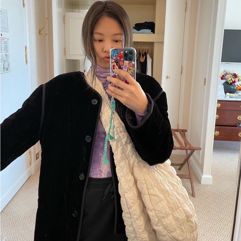 SẴN Túi tone đeo chéo size lớn cheap moment giống Jennie Blackpink trần bông ulzzang