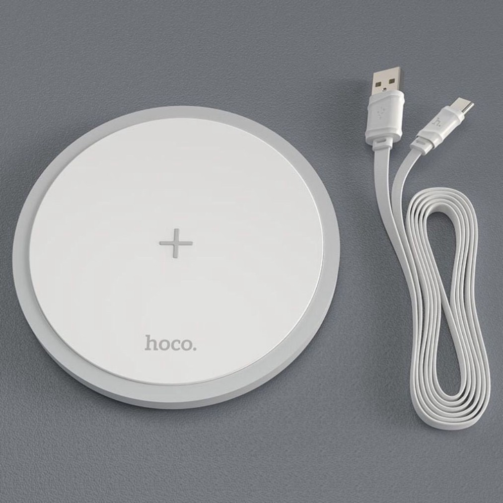 Dock sạc nhanh không dây HOCO CW26 15W - Dành cho điện thoại iPhone iP Xiaomi Huawei Samsung Oppo Realme để bàn