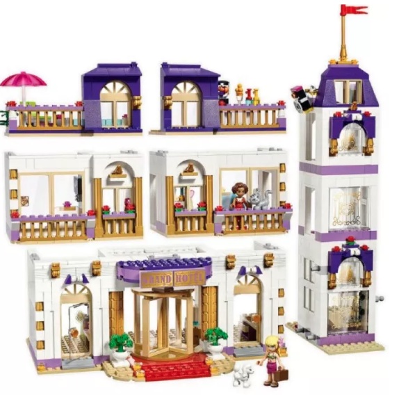 Lắp ráp xếp hình lego friends 10547 - Mô hình khách sạn 5 sao