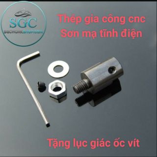 Trục Nối M6 Trục 5mm Chế Máy Cưa, Mài, Bơm Nước
